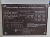 BOUNDARY ELECTRIC 112.5 kVA Three Phase Distribution Transformer Pri 4160V, Sec 600Y/347V