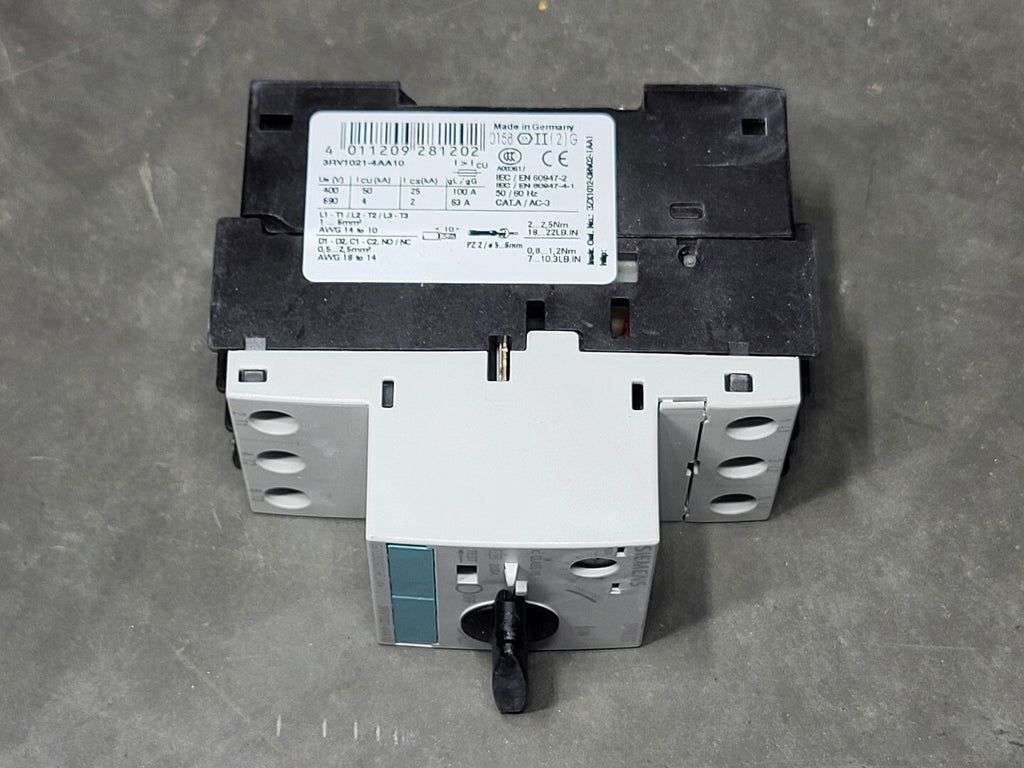 SIEMENS Motor Protector Conatctor 3RV1021-4AA10