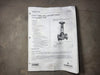 FISHER 4" Class 300 Control Valve EW CAV III w/ Actuator 1CAA-4