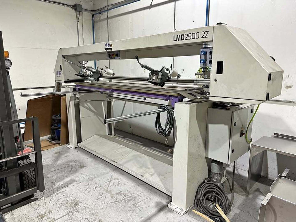 NS MAQUINAS 98.4" Table Long Belt Finishing Machine LMD2500 2Z