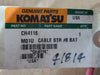 KOMATSU Starter Cable CH4116