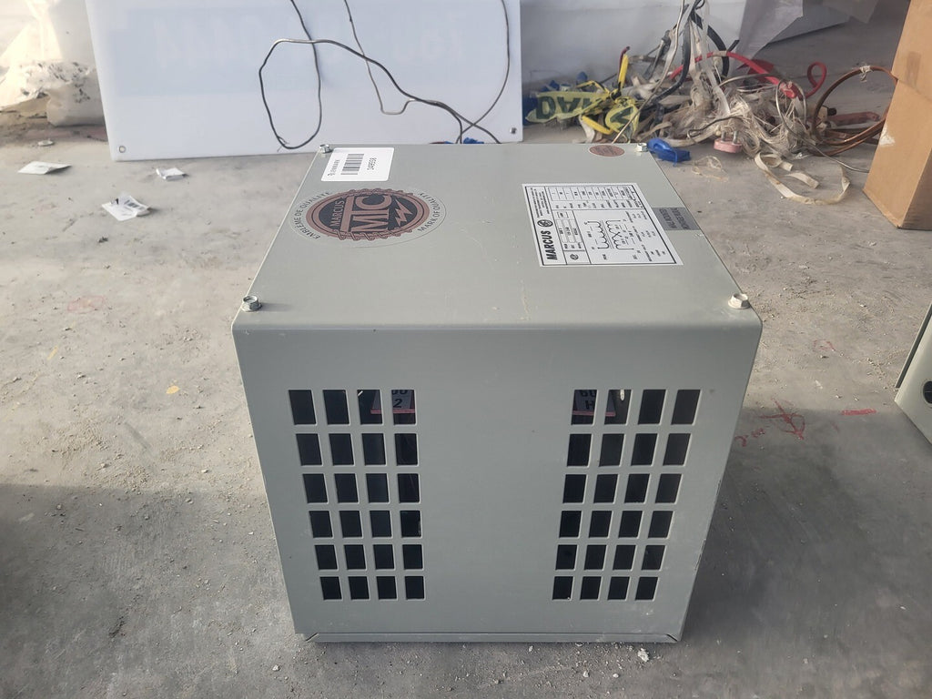 MARCUS TRANSFORMER 3 kVA Dry Transformer 600 Pri. Volts, 120/240 Sec. Volts MS3A2