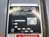SQUARE D Model 6 Motor Control Center MCC Section, 600V, 3PH, 1200A Bus
