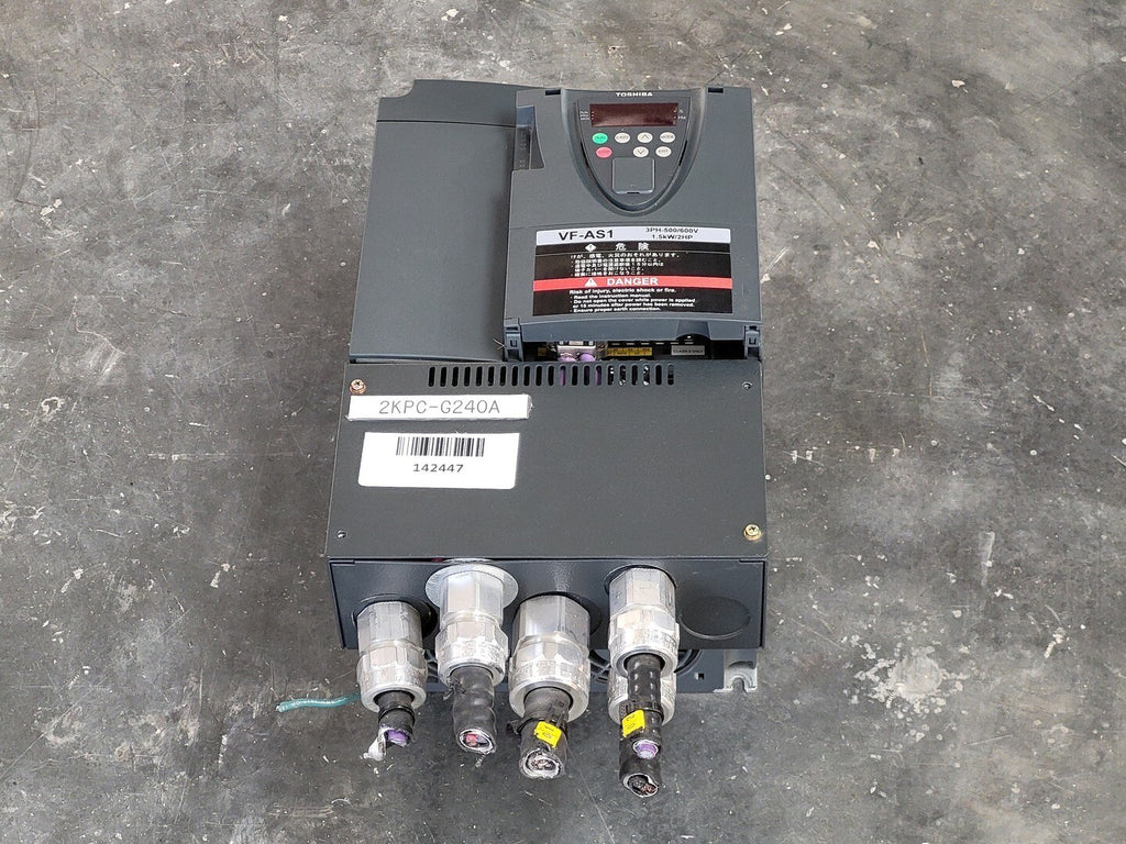 TOSHIBA 2 hp, 600 Volt, 3-Phase Inverter VFD VFAS1-5015PM-HN