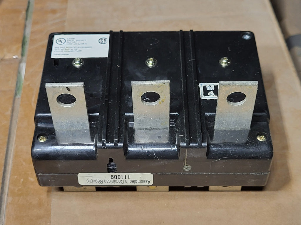 CUTLER-HAMMER 250A 3 Pole 40C Thermal Magnetic Trip Unit KT3250T