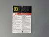 SQUARE D 200 Amp, 3 Pole, 600 Volt Fusible Heavy Duty Safety Switch Disconnect CH364