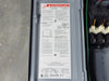 SQUARE D 30 Amp, 3 Pole, 600 Volt Non-Fusible Heavy Duty Safety Switch Disconnect CHU361