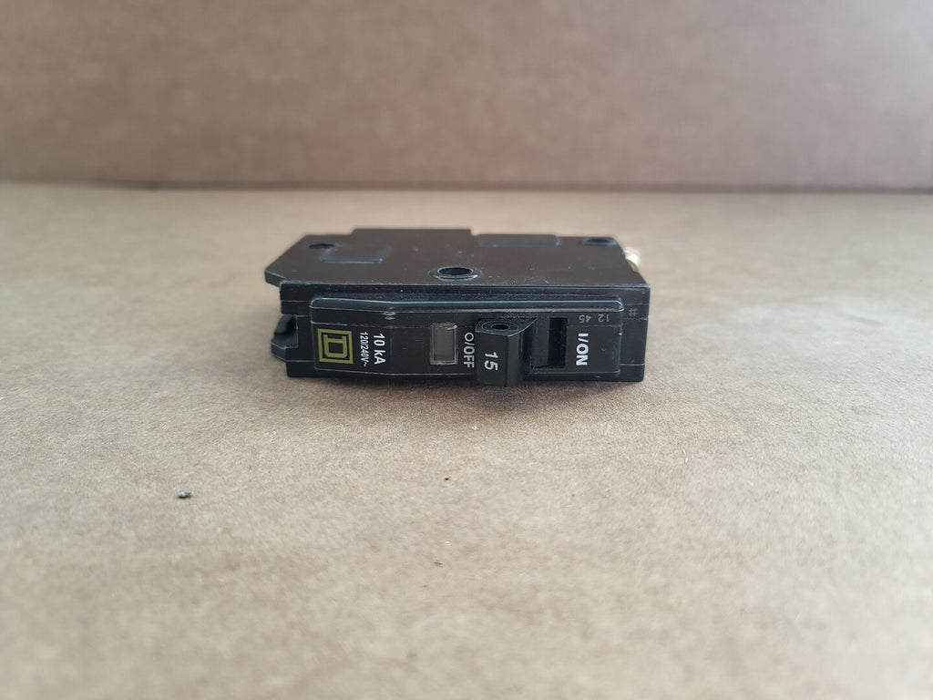 SQUARE D 15 Amp, 1 Pole, 120/240 Volts Circuit Breaker QOB115