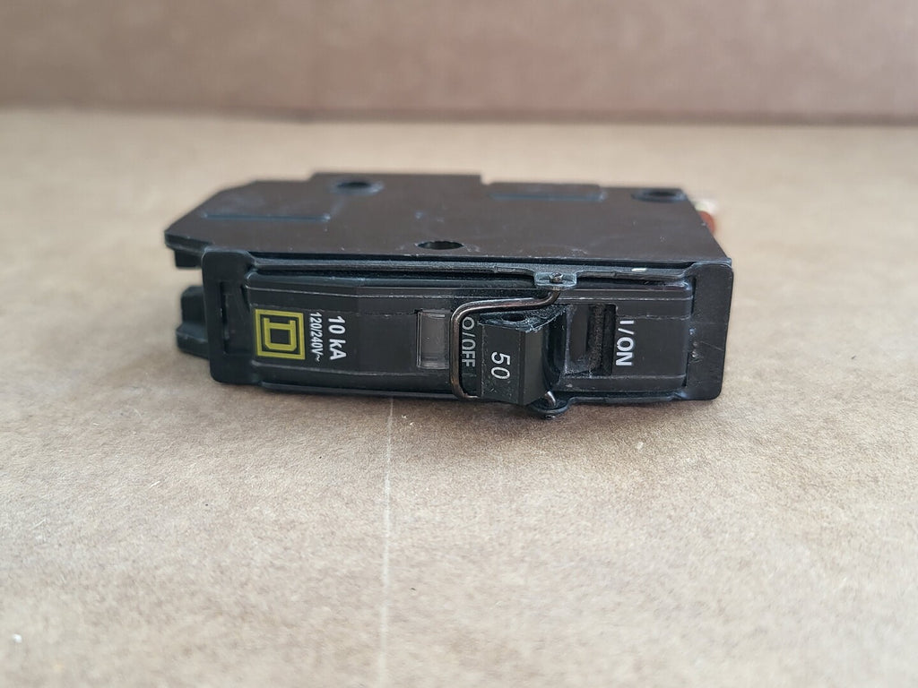 SQUARE D 50 Amp, 1 Pole, 120/240 Volts Circuit Breaker QOB150