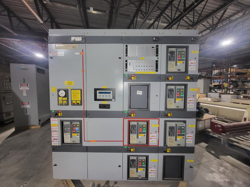 CUTLER-HAMMER Low Voltage PDC / Switchgear Section, (1) 4000A, (5) 1200A Magnum DS Breakers, 600V 3PH