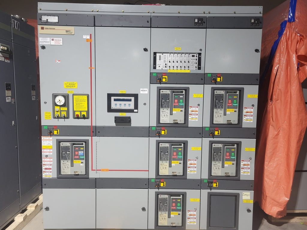 CUTLER-HAMMER Low Voltage PDC / Switchgear Section, (1) 4000A, (5) 1200A Magnum DS Breakers, 600V 3PH