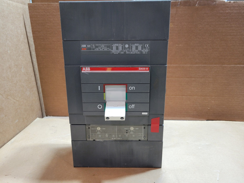 ABB 600 Amp, 2 Pole, 600 Volts Circuit Breaker Type S6N