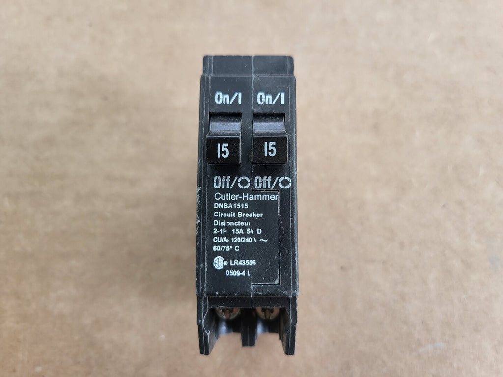 CUTLER-HAMMER 15 Amp 1 Pole 120/240 Volts Circuit Breaker DNBA1515