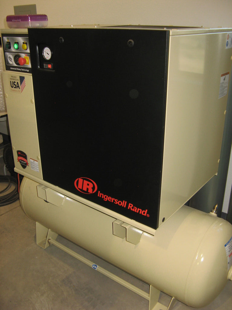 INGERSOLL-RAND 7.5 hp Oil-Flooded Rotary Screw Compressor UP6-7.5TAS-125