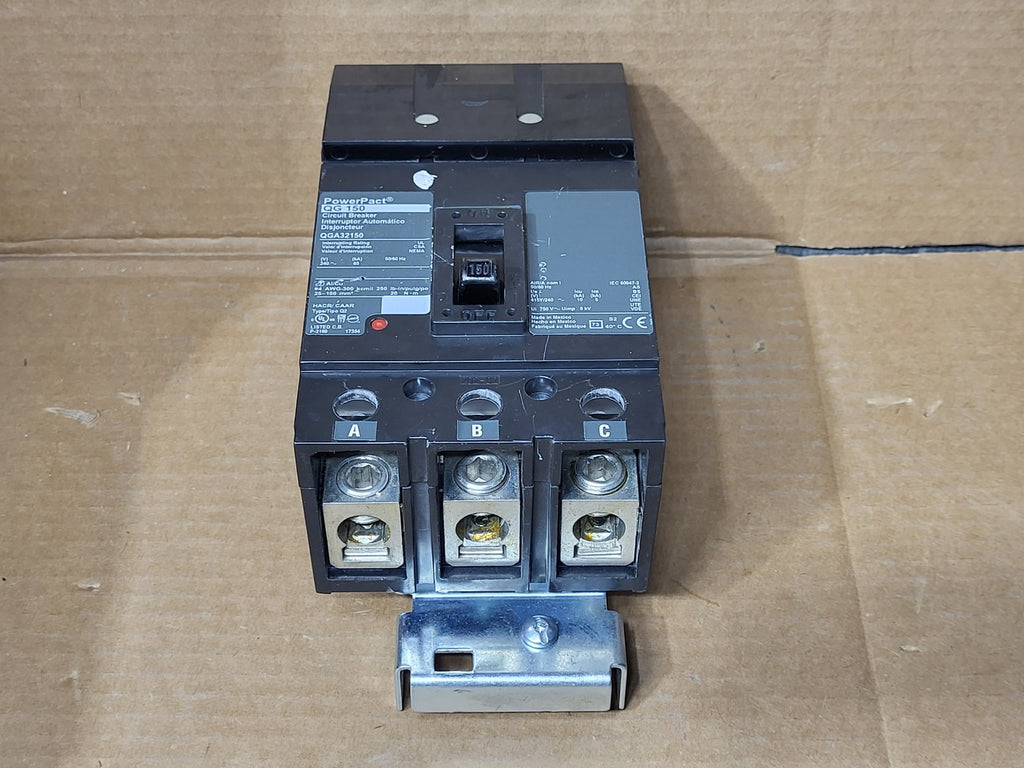 SQUARE D 150 Amp, 3 Pole, 240 Volt Circuit Breaker QGA32150