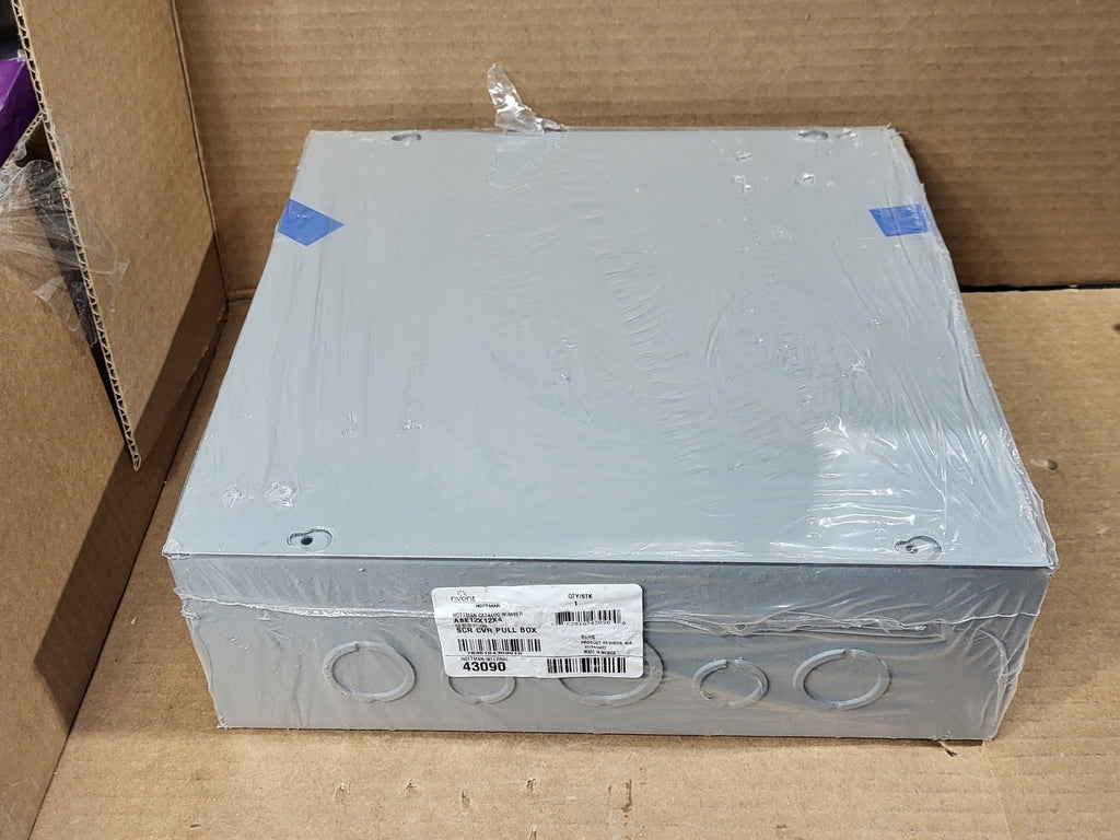 HOFFMAN 12" x 12" x 4" Screw Cover Pull Box ASE12X12X4