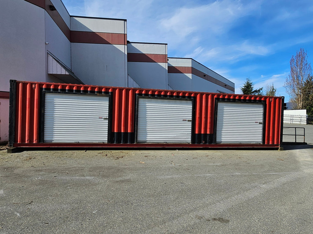 40ft Shipping Container w/ 3 Roll-up Door CX04-40KL
