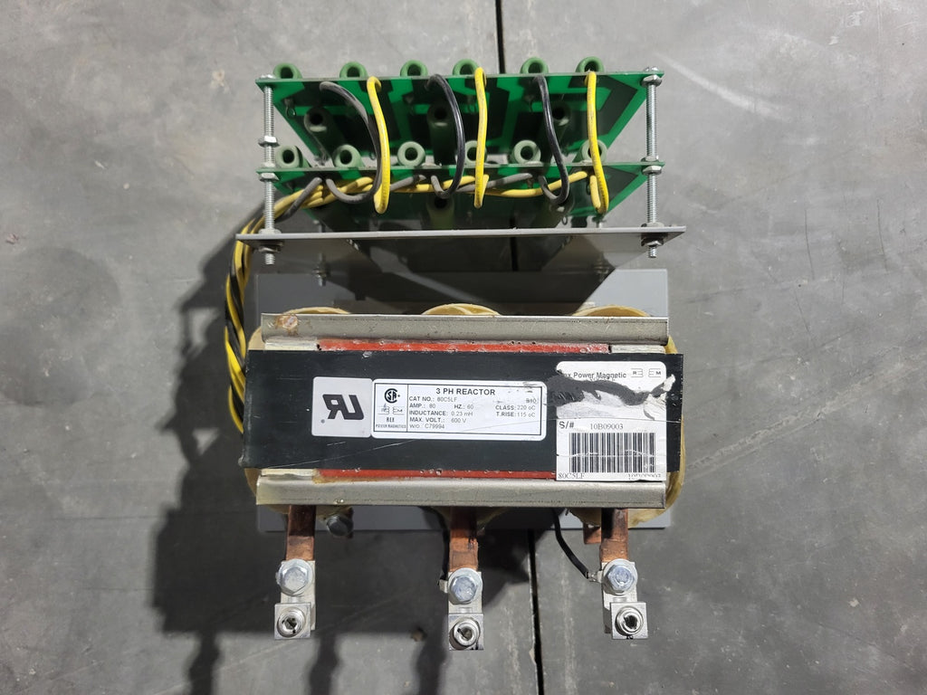REX POWER MAGNETICS 80 Amp, 600 V, 3HP Reactor 80C5LF