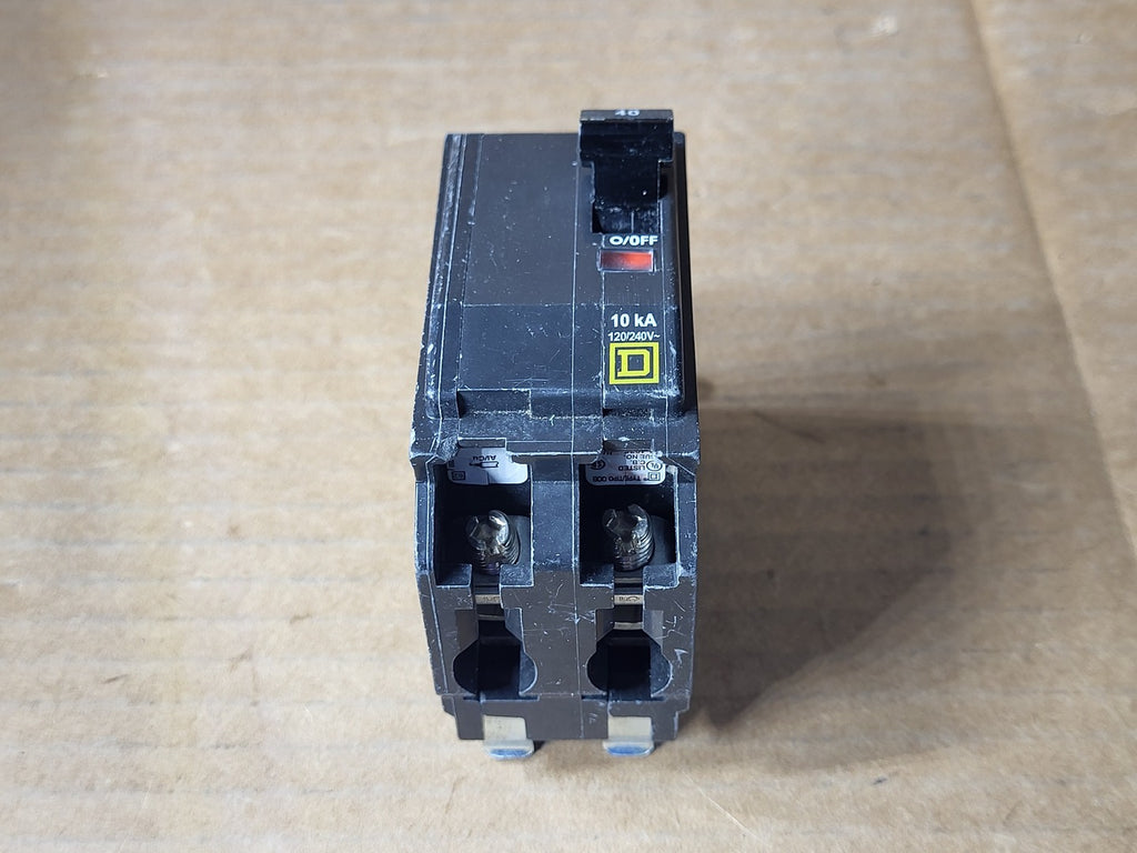 SQUARE D 40 Amp, 2 Pole, 120/240 Volt Circuit Breaker QOB240