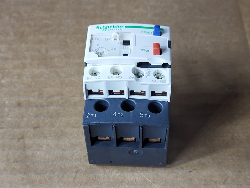 SCHNEIDER ELECTRIC 1.6-2.5 Amp Overload Relay LRD07