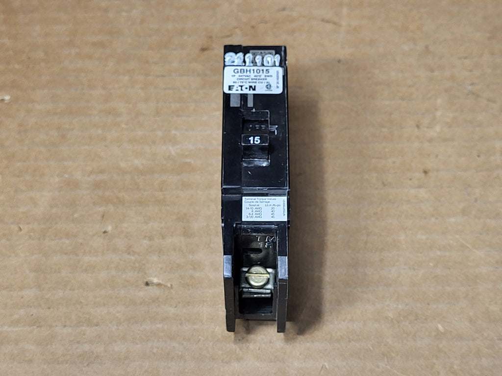 EATON 15 Amp, 1 Pole, 347 Volt Circuit Breaker GBH1015