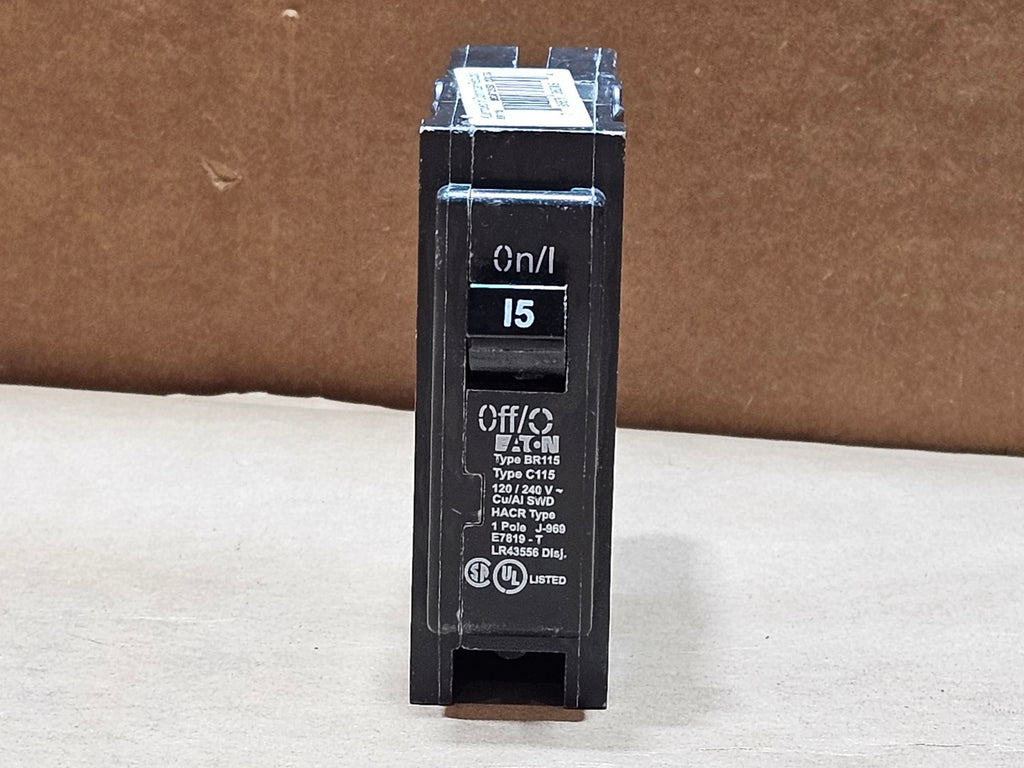 EATON 15 Amp, 1 Pole, 120/240 Volts Circuit Breaker BR115