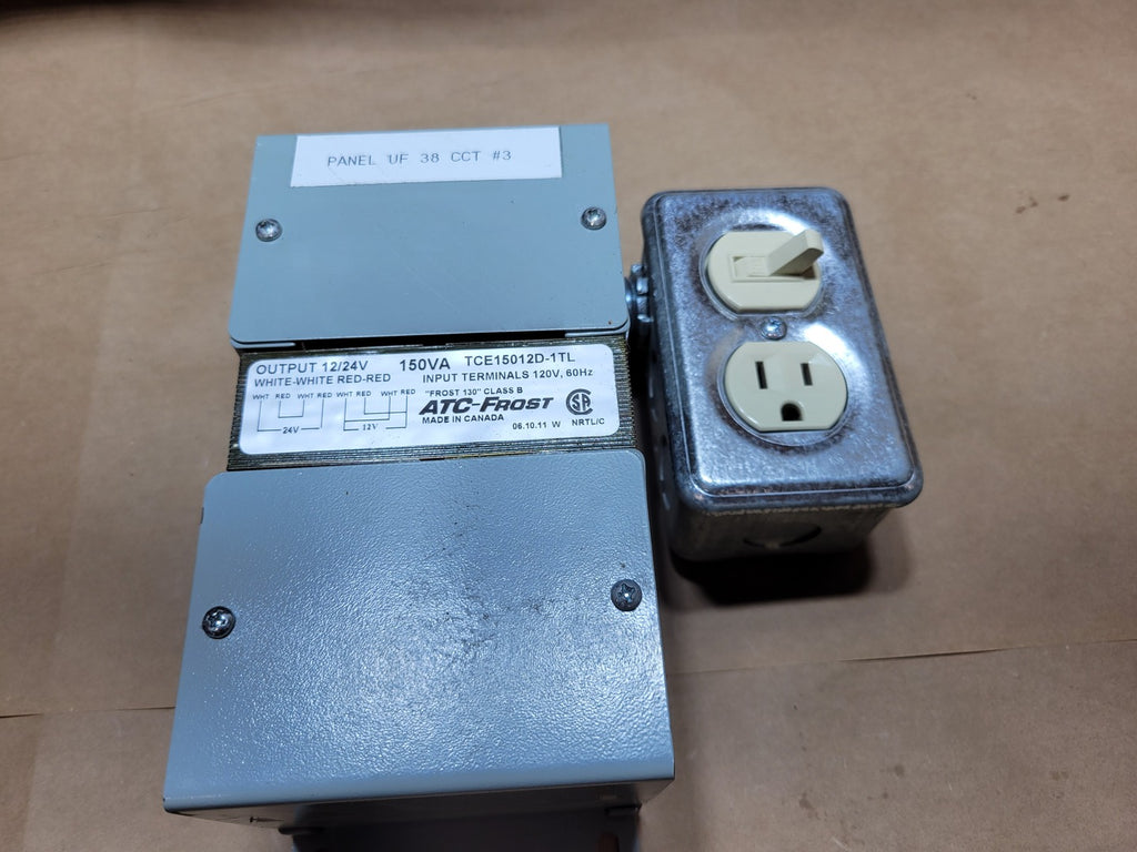ATC FROST 150VA  Transformer TCE15012D-1TL, Pri 120 volts, Sec 12/24 volts, TCE15012D-1TL