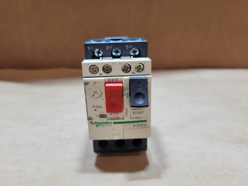 SCHNEIDER ELECTRIC 9-14A, 10HP, 600V Contactor GV2ME16