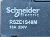 SCHNEIDER ELECTRIC 8 Amp, 120 Volt Harmony Electromechanical Relay RSB2A080F7 w/ Socket (Bag of 10)