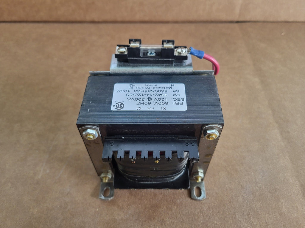MCI 200VA Control Transformer 600 Pri. Volts, 120 Sec. Volts 5642-14-120-00