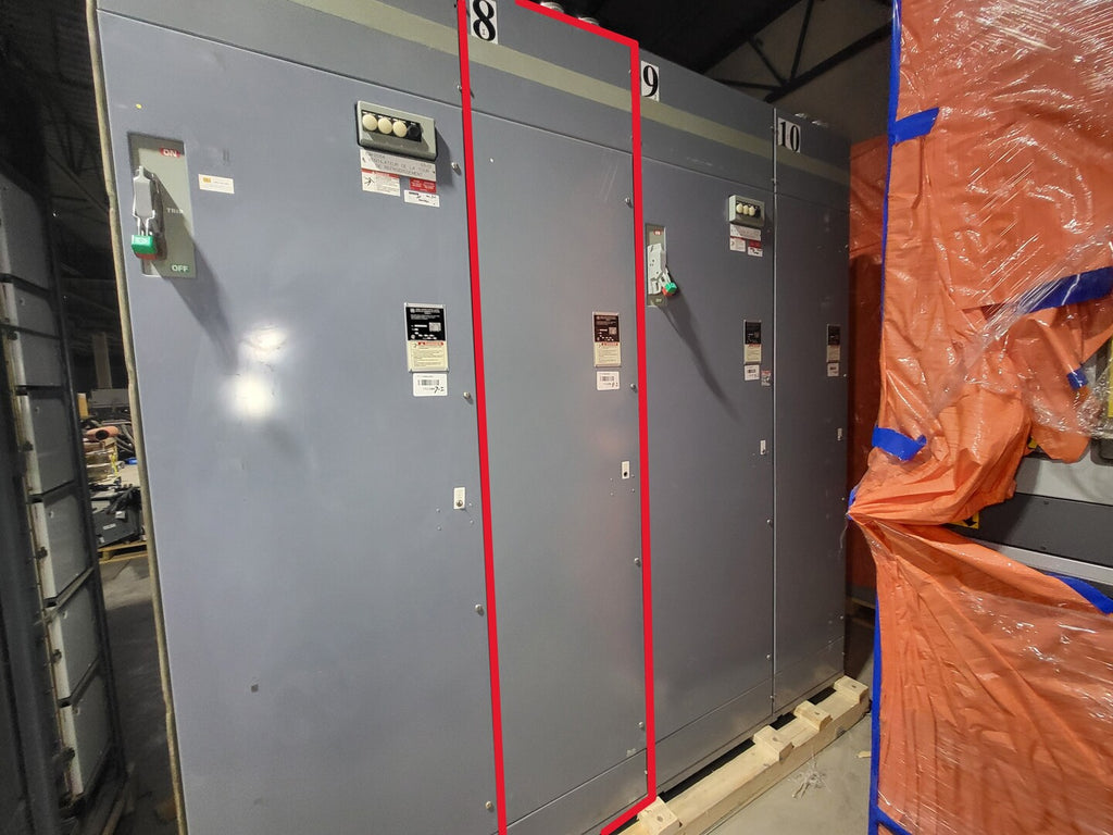 SQUARE D Model 6 Motor Control Center MCC Section, 600V, 3PH, 1200A Bus