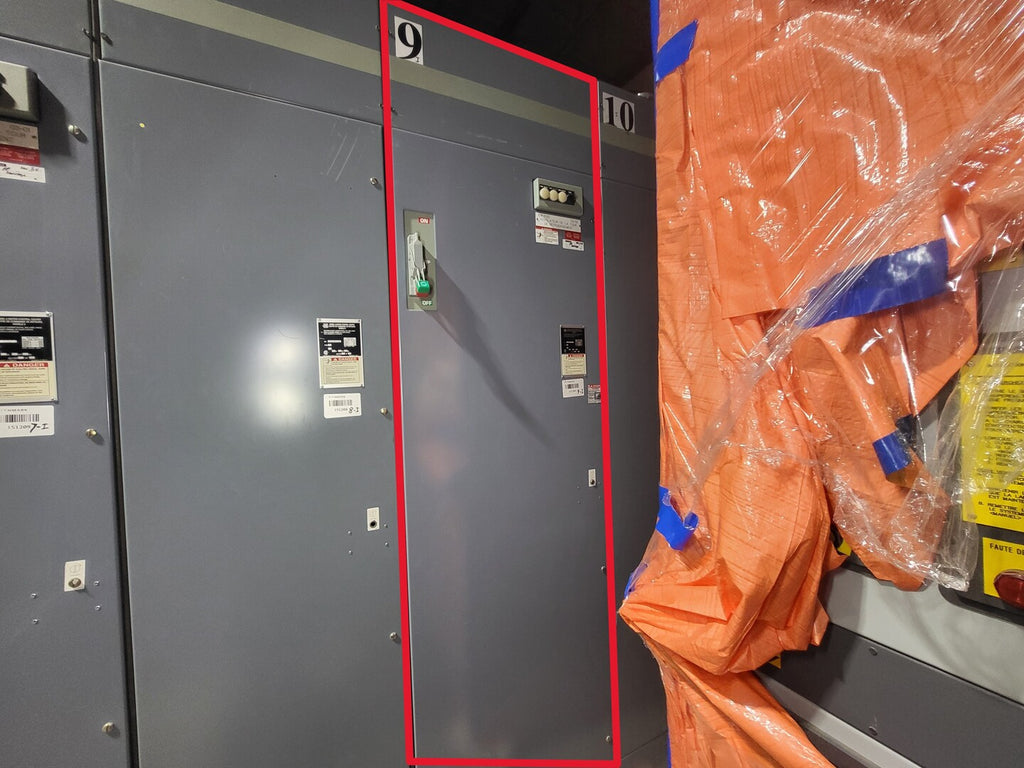 SQUARE D Model 6 Motor Control Center MCC Section, 600V, 3PH, 1200A Bus