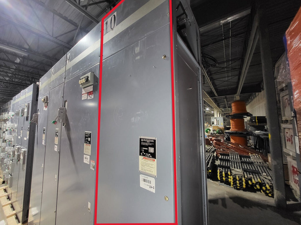 SQUARE D Model 6 Motor Control Center MCC Section, 600V, 3PH, 1200A Bus