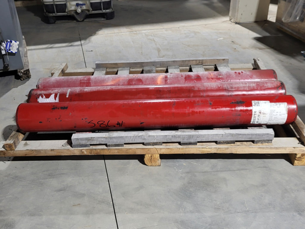 JOY GLOBAL CONVEYORS INC. 7" Conveyor Return Steel Roller Greaseable for 60" Belt 73ASDX71060