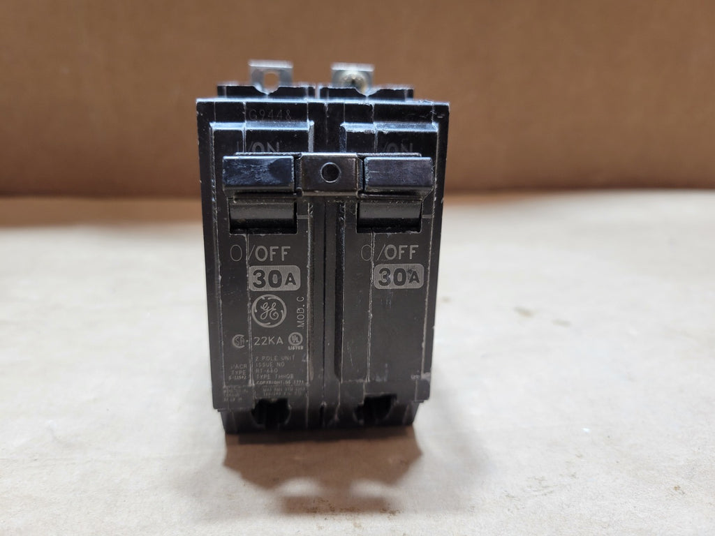 GENERAL ELECTRIC 30 Amp, 2 Pole, 120/240 Volts Circuit Breaker THHQB2130