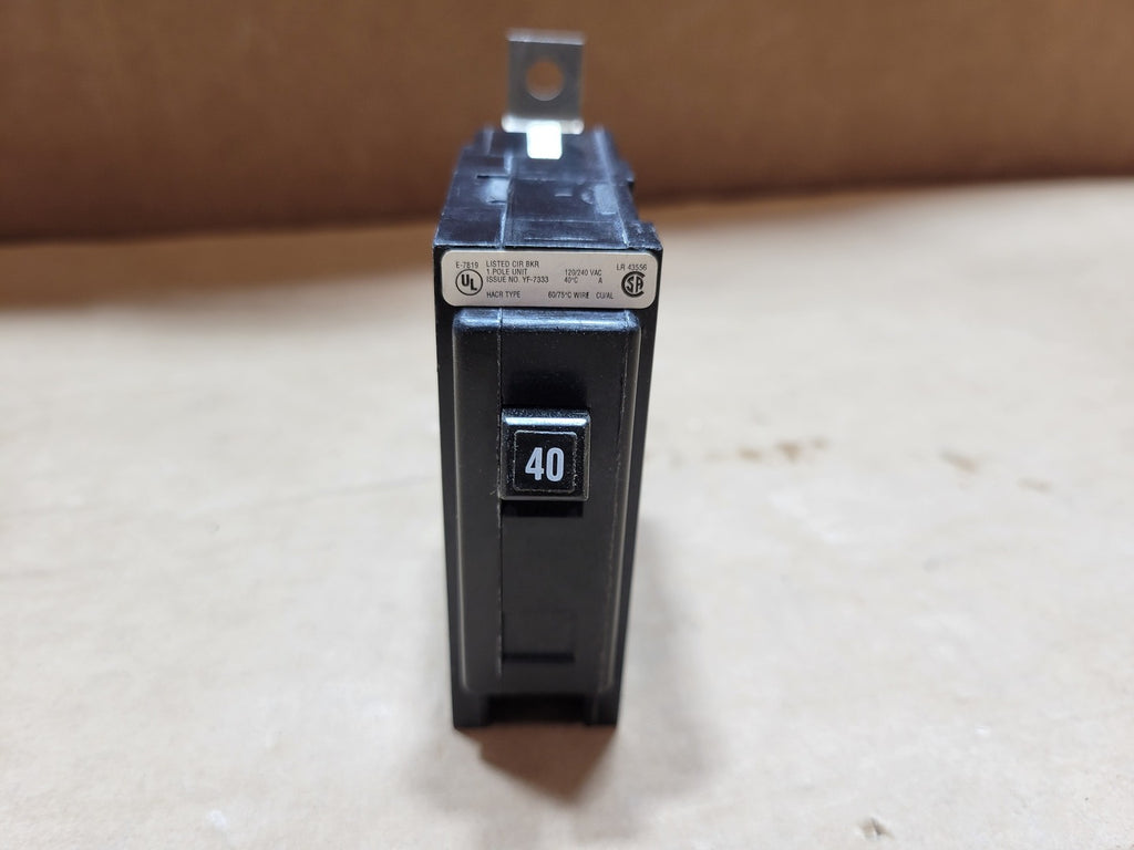 CUTLER-HAMMER 40 Amp, 1 Pole, 120/240 Volts Circuit Breaker QBHW1040