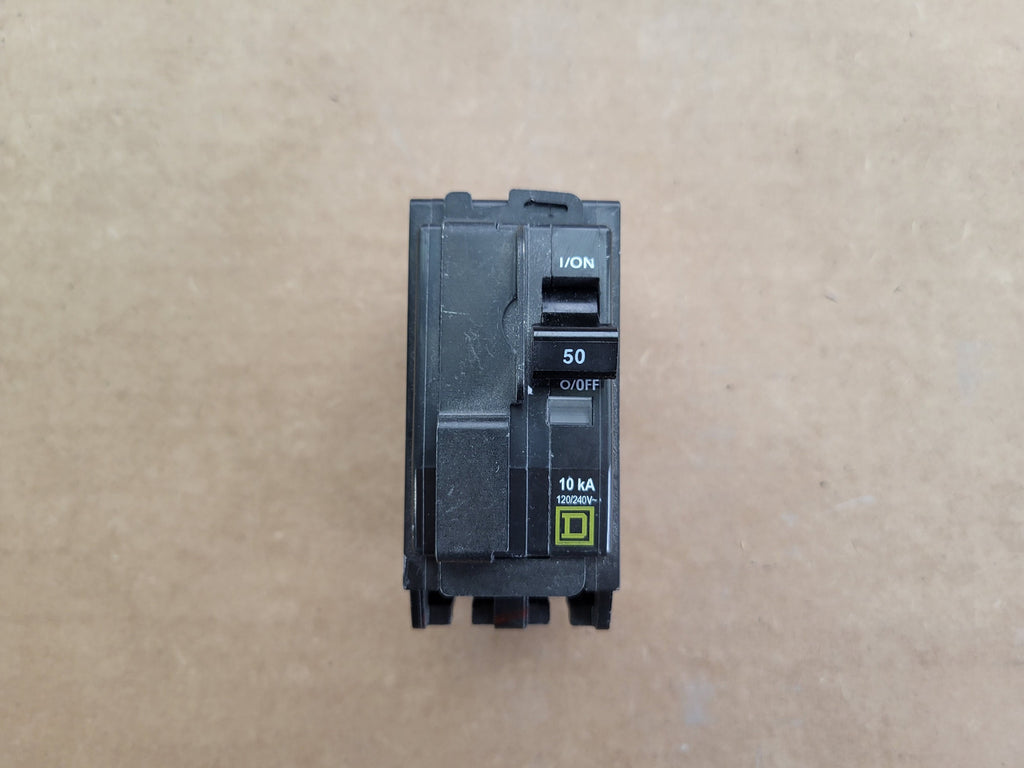 SQUARE D 50 Amp 2 Pole 120/240 Volts Circuit Breaker QOB250