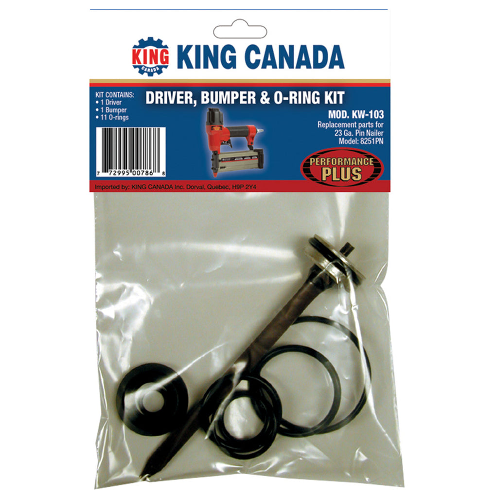 Driver & O-Ring Replacement Kit No. KW-103 For 8251PN