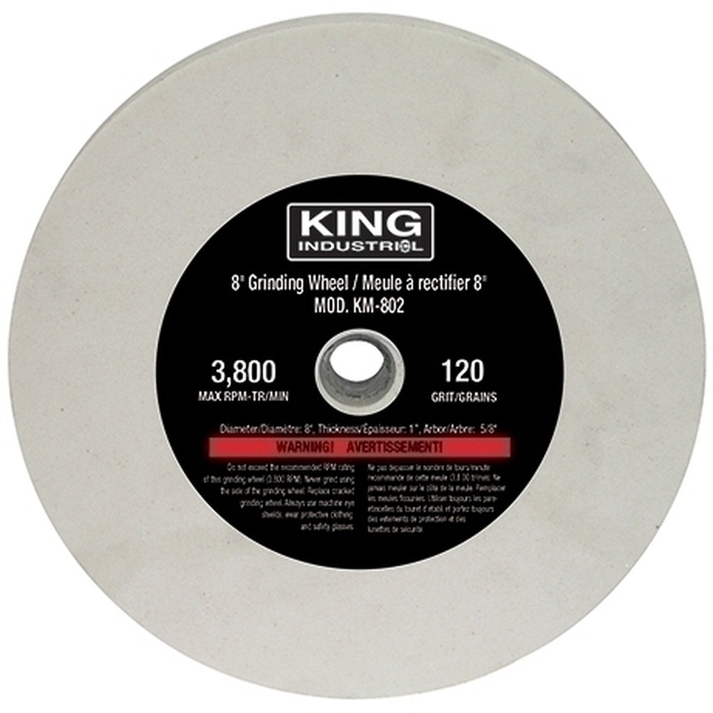 Replacement 8" 120 Grit Grinding Wheel No. KM-802