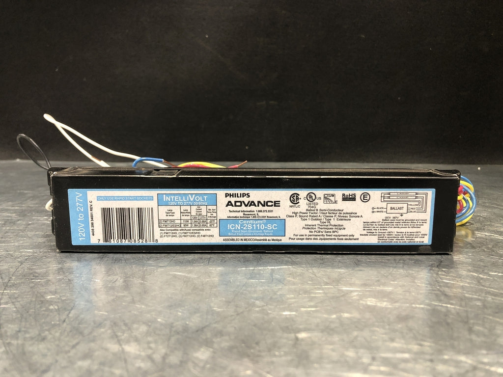 PHILIPS 120-277V Electronic Ballast LCN-2S110-SC for F96T12HO