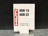 Hilti Fasteners Nails X-DNI 19 ,22 X- AM. 32 Magazine