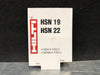 HILTI  Hilti Fasteners Nails X-DNI 19 ,22 X- AM. 32 Magazine