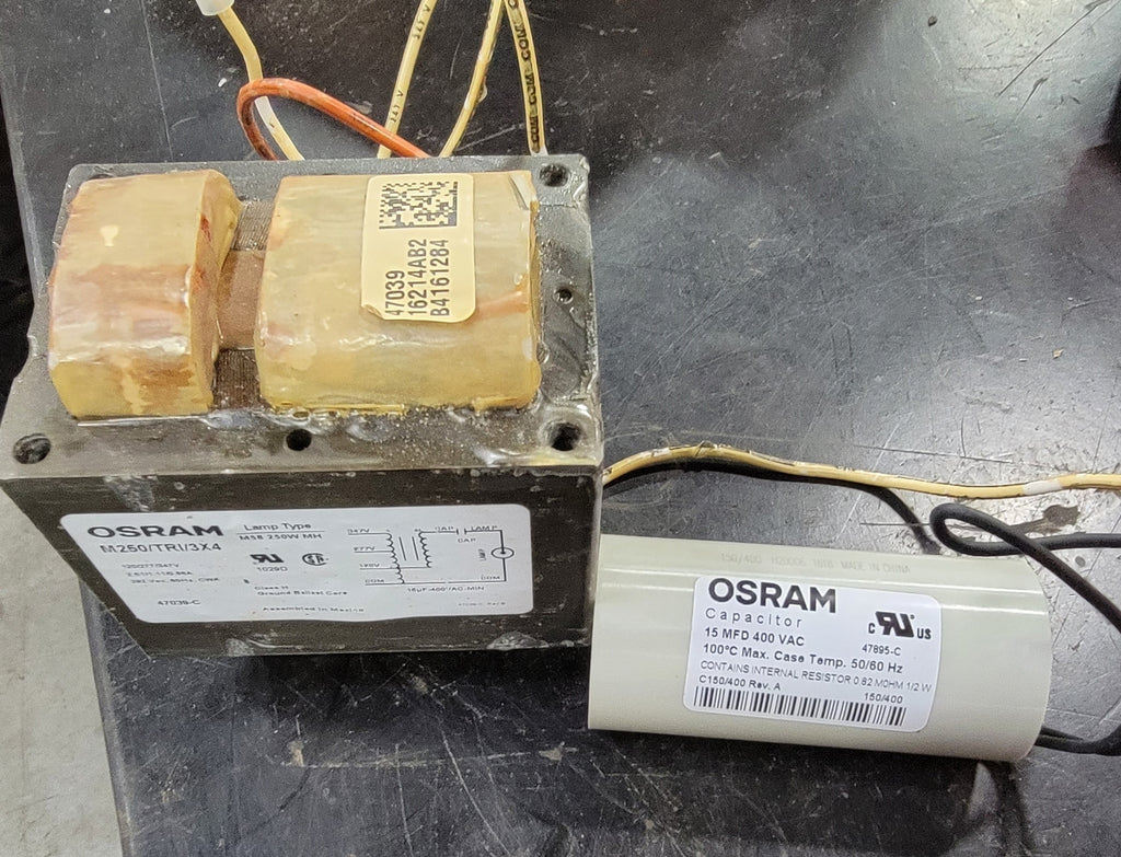 OSRAM 120 Volts Metalarc Magnetic Ballast Kit M250/TRI/3X4