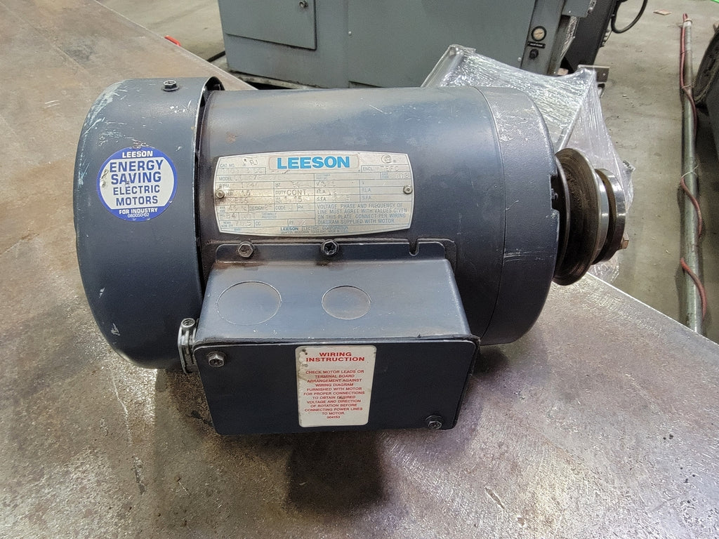 LEESON 1.5 hp, 575 volts, 1740 rpm, E56 Electric Motor C6T17FB37E