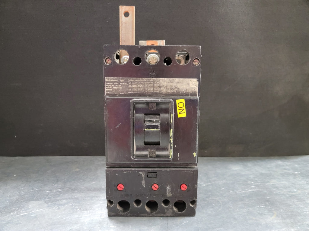 WESTINGHOUSE 400 Amp 3 Pole Circuit Breaker LB3400F