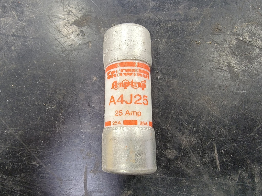 FERRAZ SHAWMUT 25 Amp Class J Fast-Acting Fuse A4J25