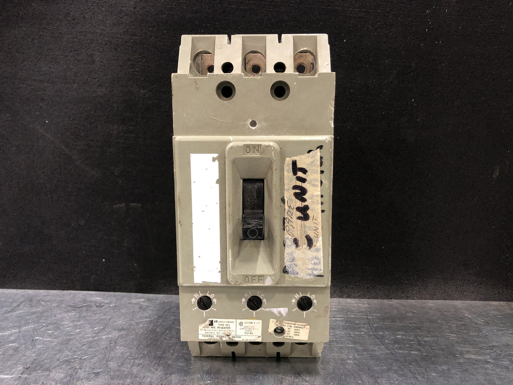 FEDERAL PIONEER 125 Amp, 3 Pole, 600 volts Circuit Breaker HFJ631125