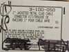 THOMAS BETTS 1" Jacketed Metal Clad Cable Connector Kit No. 3-100-050