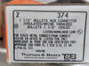 THOMAS & BETTS 1/2" Bullet Hub Connector Insulated No. 374