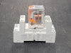 ABB 12 Amp Pluggable Interface Relay CR-M120AC2L w/ Relay Socket 1SVR405651R2000